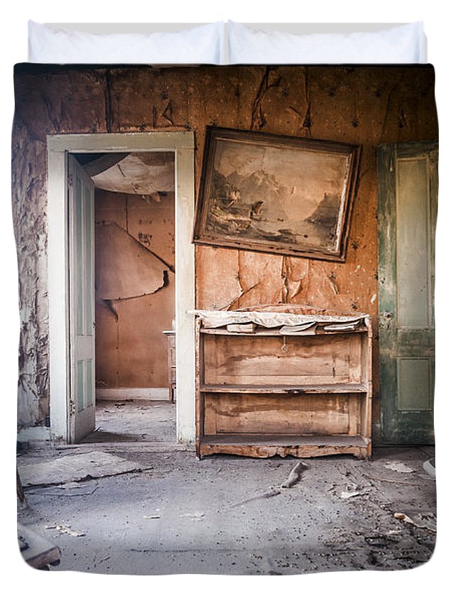 645x853 Crooked Painting Duvet Cover For Sale By Cat Connor - Crooked Painting