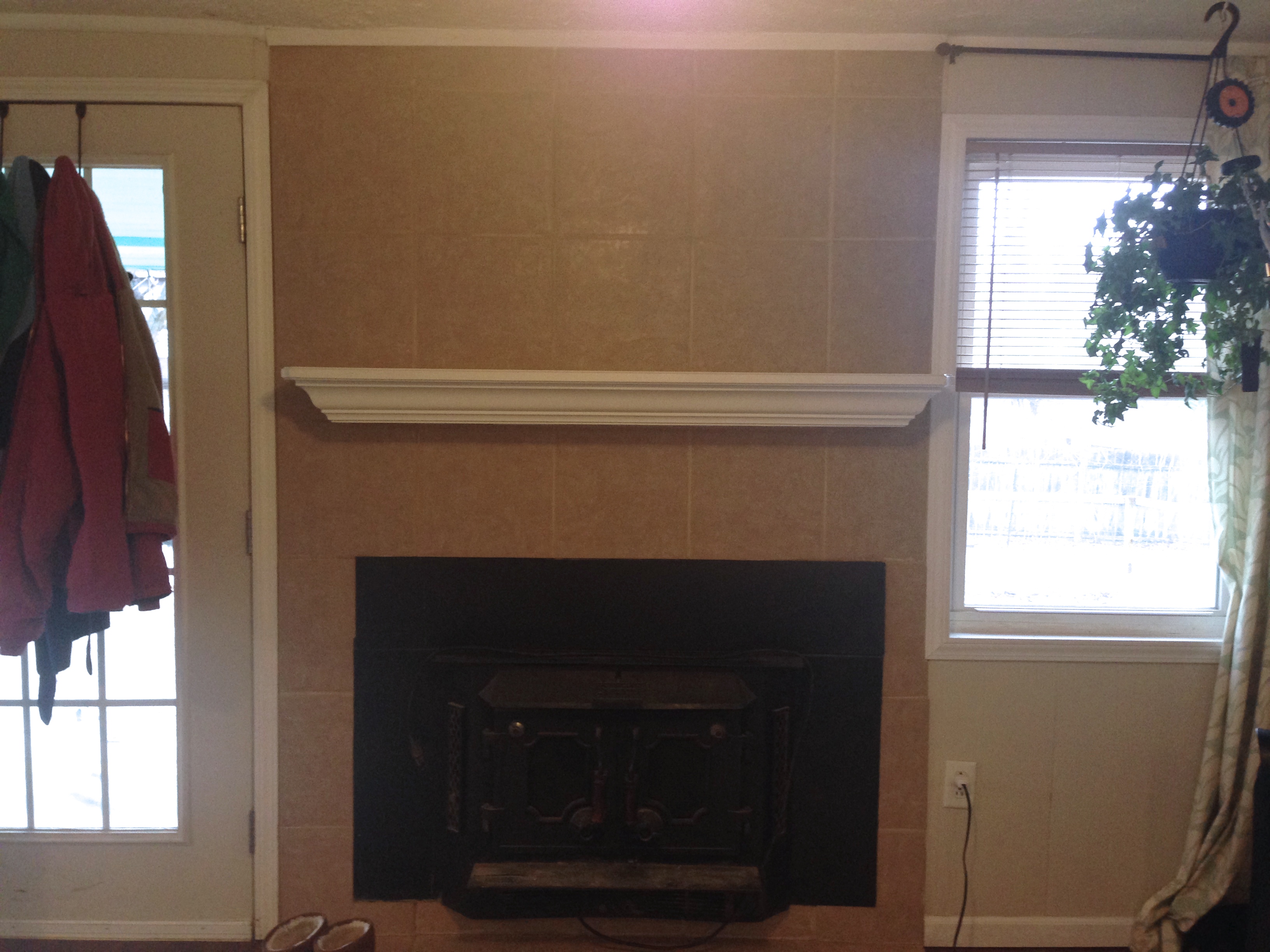 3264x2448 Painting (And Re Painting) A Tile Fireplace Cozy Crooked Cottage - Crooked Painting