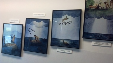 457x258 Along The Crooked Path Iroquois Museum, Part 2 (Paintings) - Crooked Painting