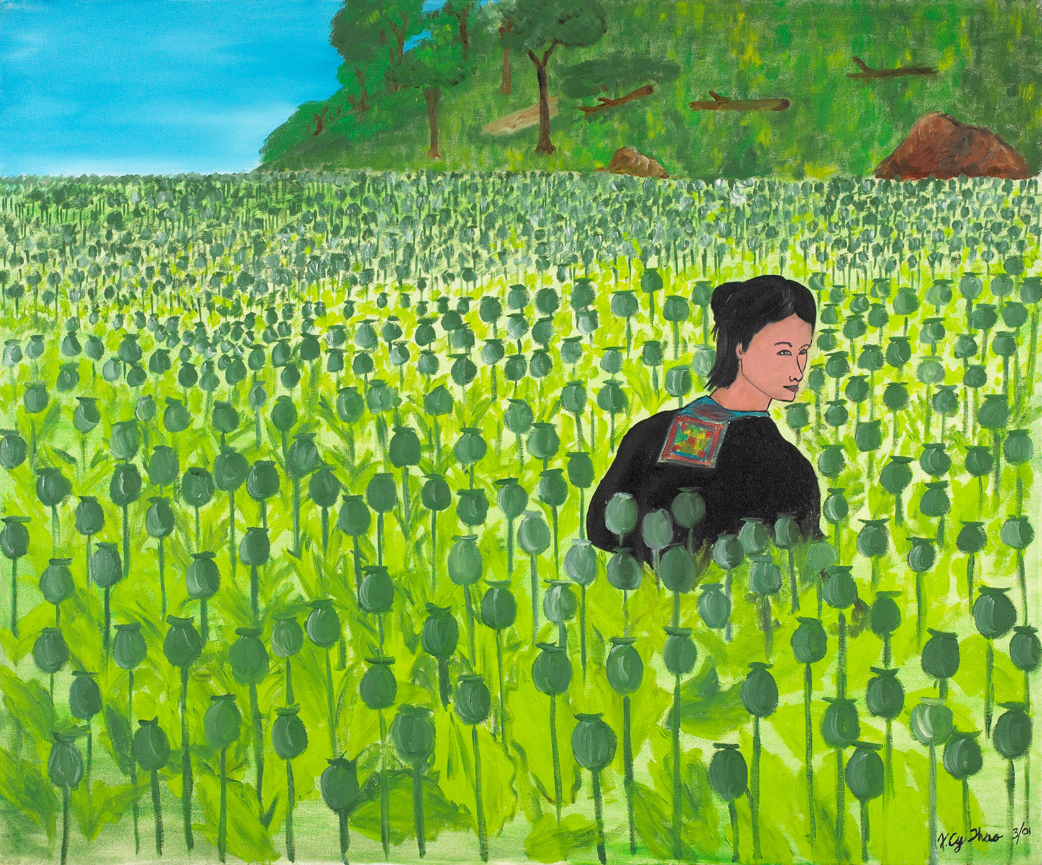 2100x1742 Former Minnesota Legislator And Painter Cy Thao Minnesota - Crop In Painting