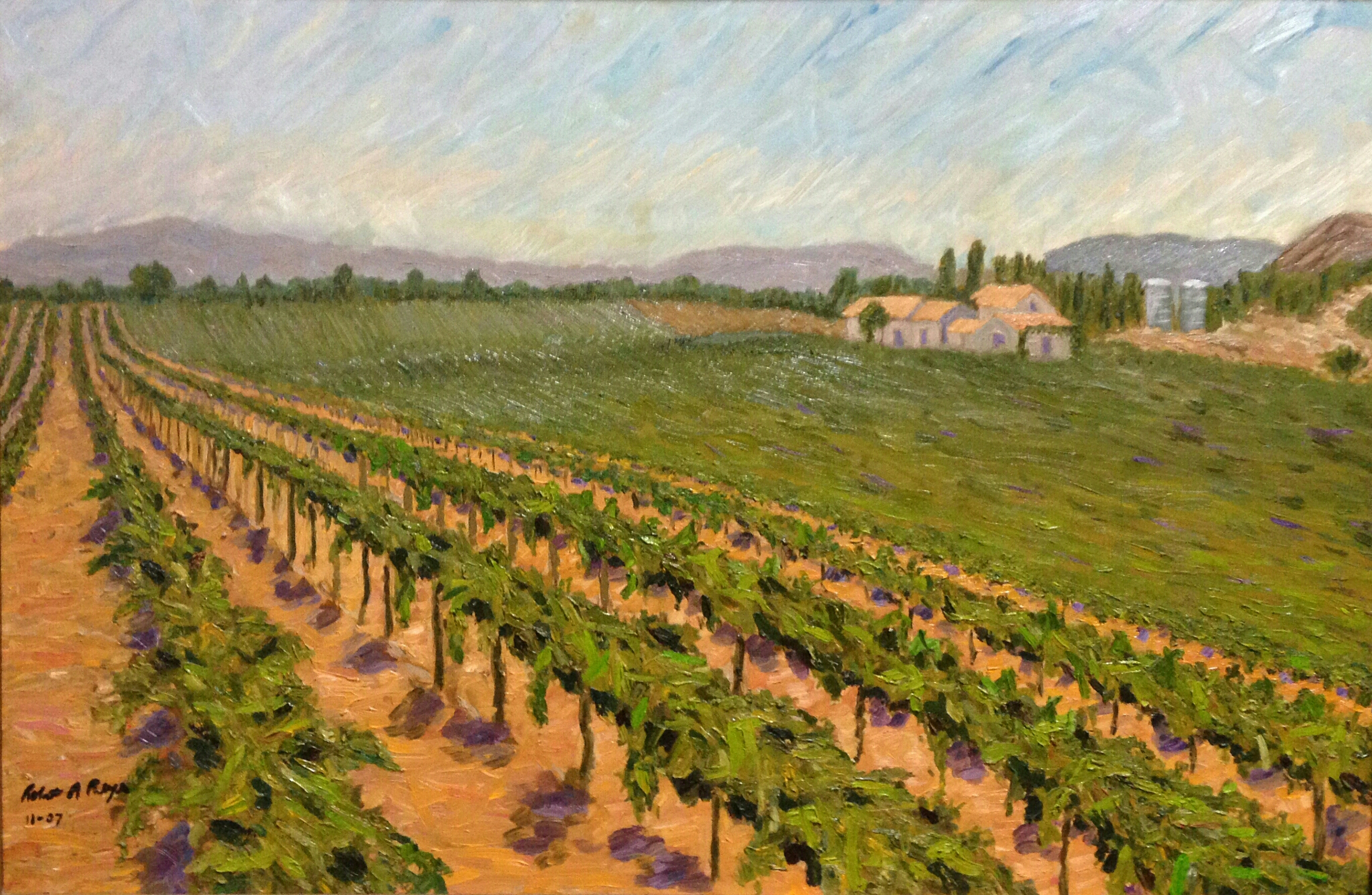 2725x1777 Paintings Reyes Winery - Crop In Painting