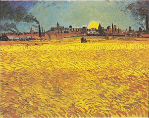 301x240 Wheat Fields (Van Gogh Series) - Crop In Painting