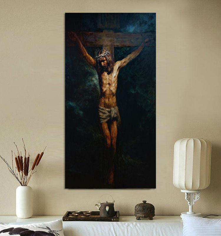 750x800 Limited Edition Jesus Cross Canvas Painting - Cross Canvas Painting