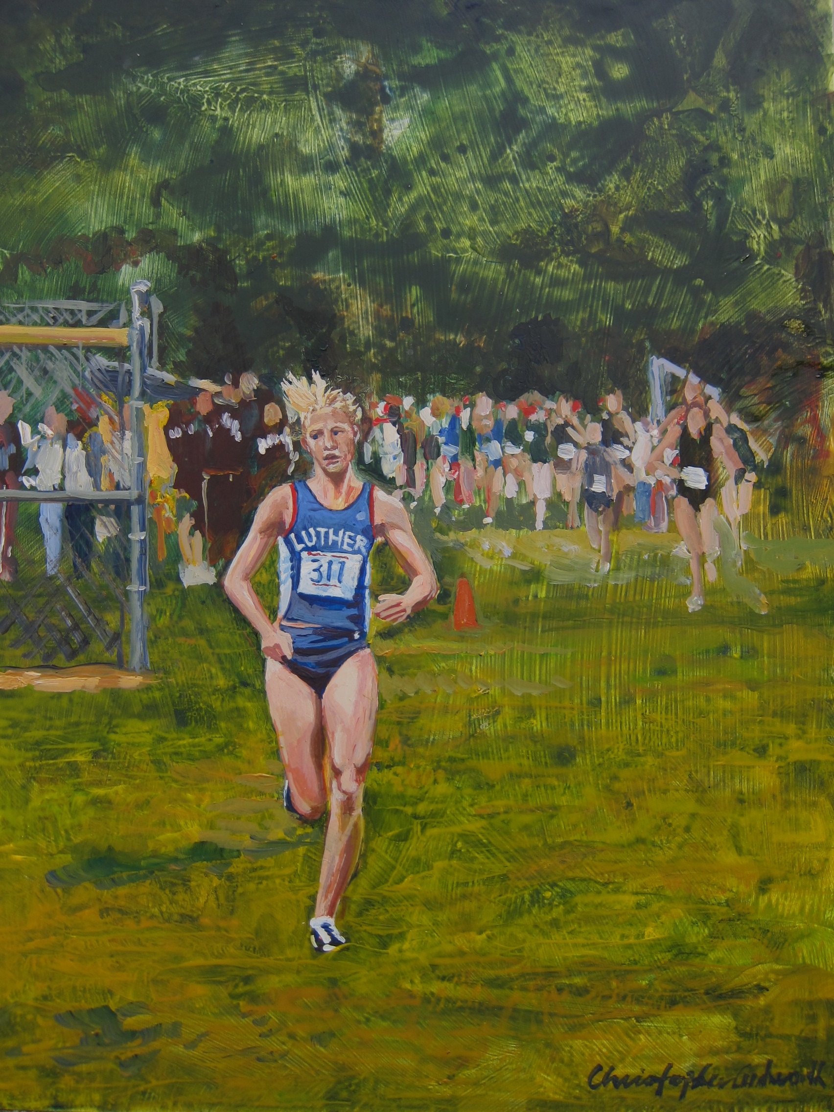 1704x2272 We Run And Ride Original Thoughts On Running And Riding - Cross Country Painting