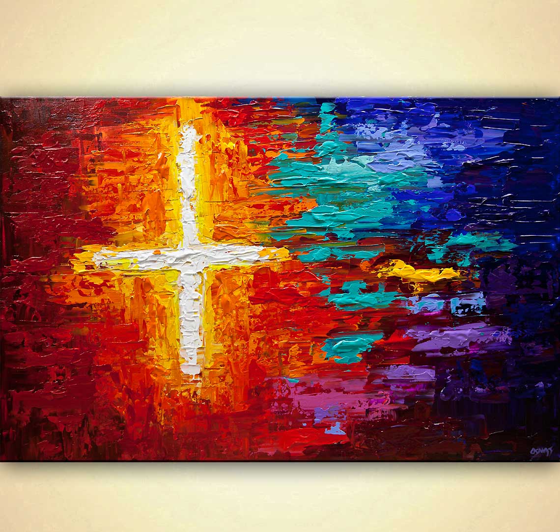 Cross Painting at PaintingValley.com | Explore collection of Cross Painting