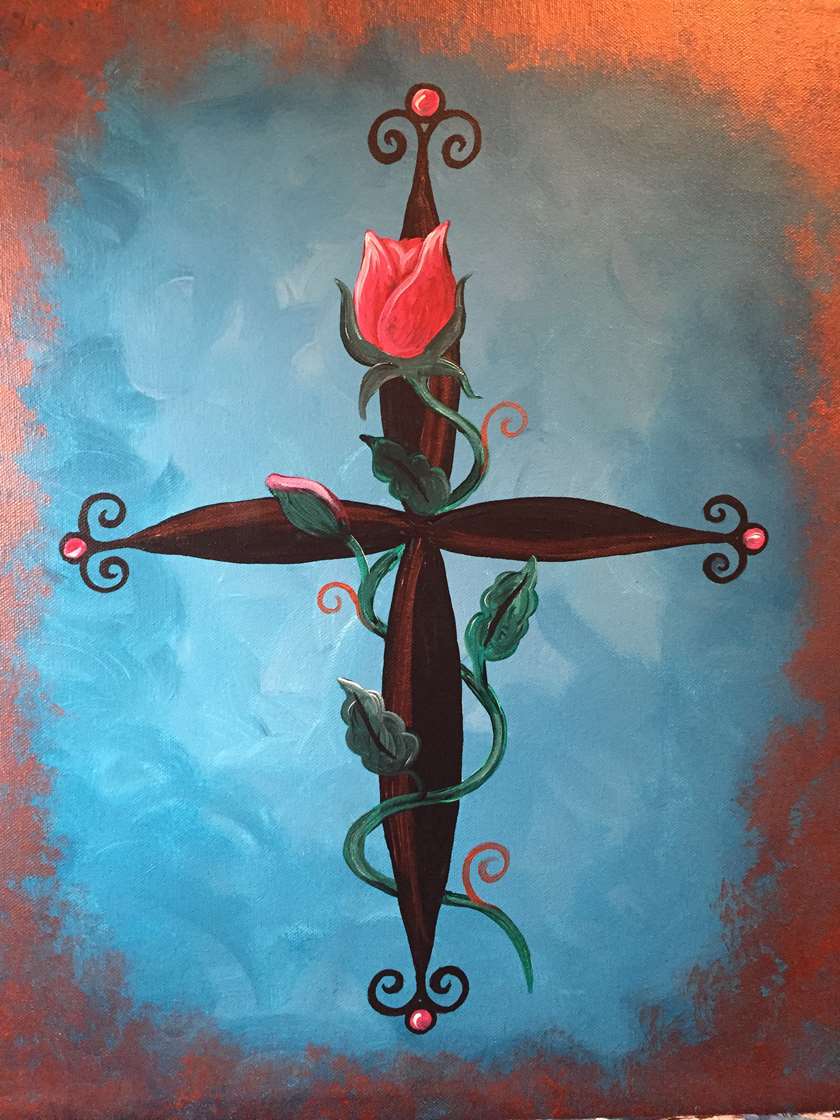 840x1120 Stunning Cross - Cross Painting