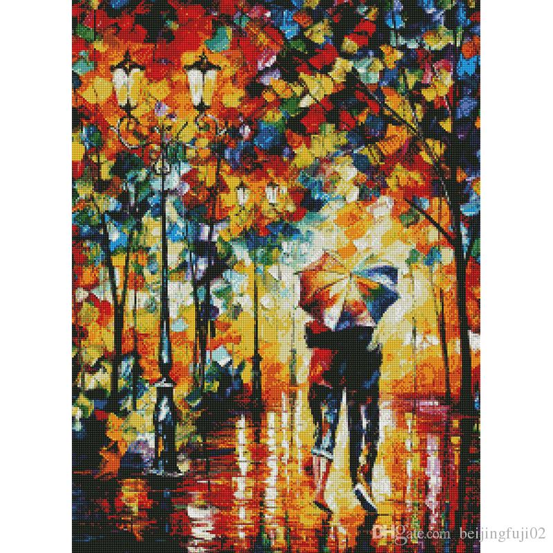 800x800 Best 5d Diy Diamond Painting Cross Stitch Couple Back View - Cross Painting