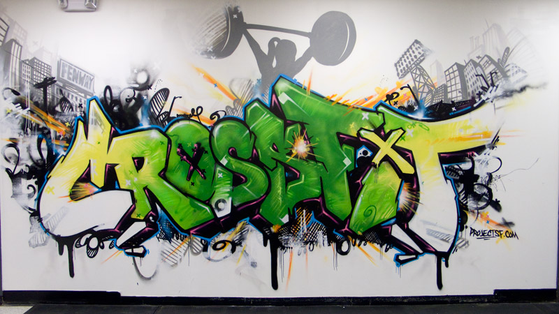 800x450 Dana Woulfe Murals And Installations - Crossfit Painting
