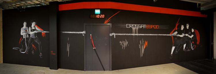 750x258 Jp Kaukonen - Crossfit Painting