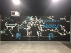 236x176 New Crossfit Gym Mural For Wod House - Crossfit Painting