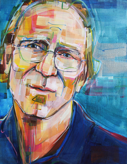 540x701 Gwenn Seemel's Artist Blog The Brush Makes The Painting. - Crosshatch Painting