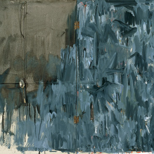 300x300 Artwork By Jasper Johns (1930 ) - Crosshatch Painting