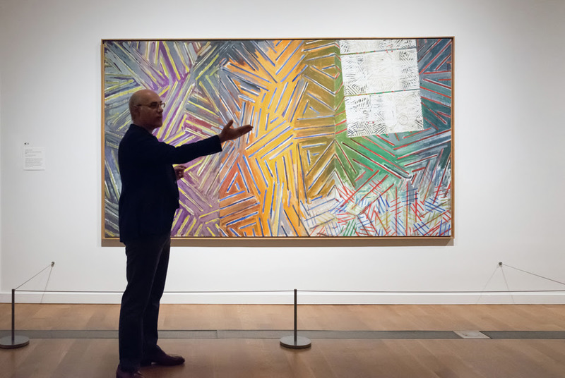 800x536 Artwork By Jasper Johns - Crosshatch Painting