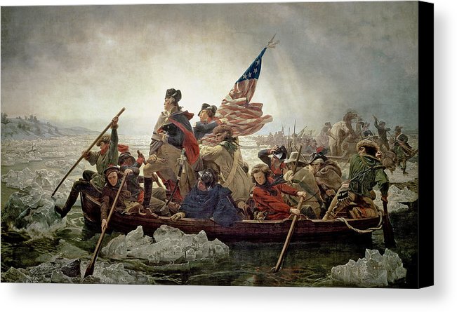 651x445 Washington Crossing The Delaware River Canvas Print Canvas Art - Crossing The Delaware Painting