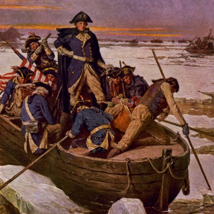 700x700 Washington Crossing The Delaware The Pilgrimage Project - Crossing The Delaware Painting