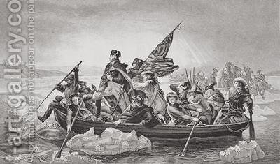 400x235 Washington Crossing The Delaware Near Trenton New Jersey Emanuel - Crossing The Delaware Painting