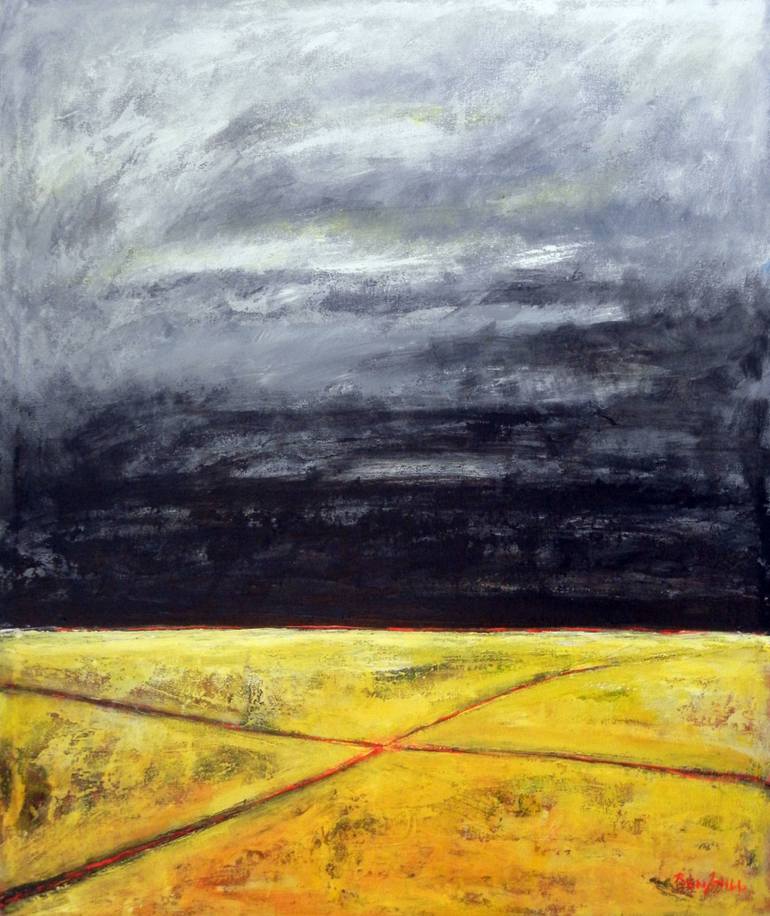 770x916 Saatchi Art Crossroads Painting By Benwill Studio - Crossroads Painting