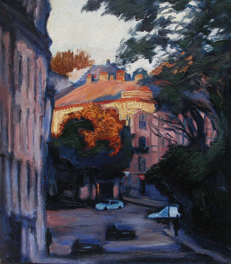 770x882 Saatchi Art Crossroads Painting By Olena Kamenetska Ostapchuk - Crossroads Painting