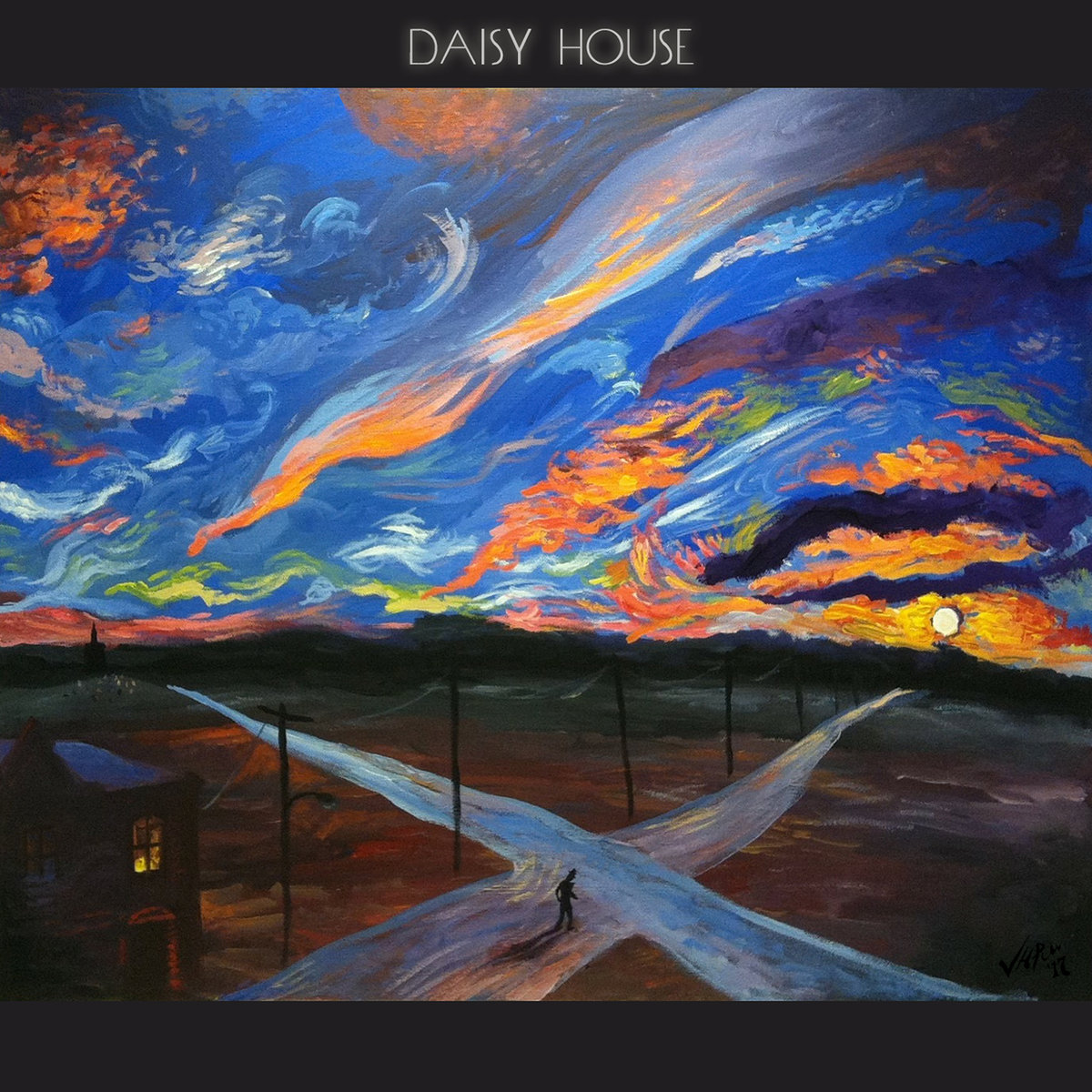 1200x1200 Crossroads Daisy House - Crossroads Painting