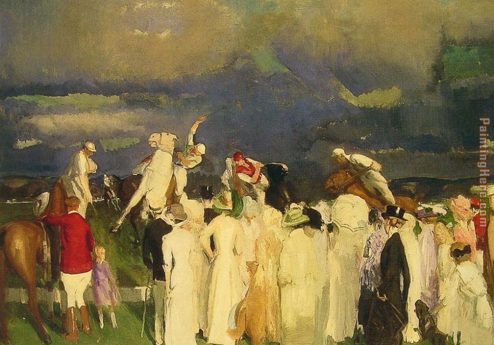 980x686 George Bellows Polo Crowd Painting Anysize 50% Off - Crowd Painting