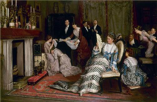 503x326 Forfeits (1880) Eyre Crowe (1824 1910) - Crowe Painting