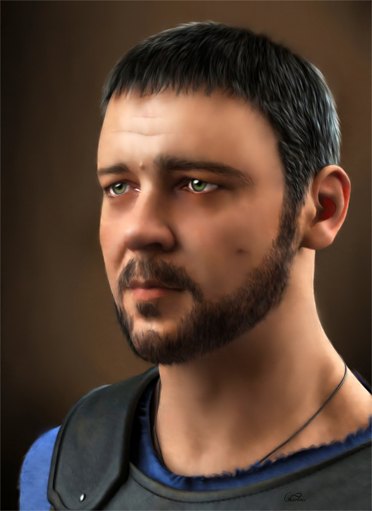 746x1024 Russell Crowe(Painting) By Chamirra - Crowe Painting