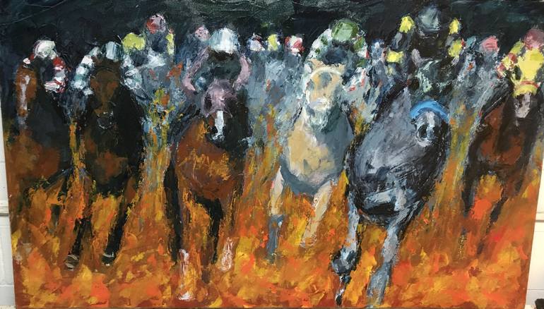 770x438 Saatchi Art A Tight Field Painting By Studio Crowe Geoffrey Crowe - Crowe Painting