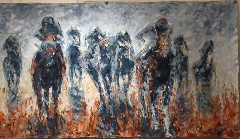 770x445 Saatchi Art Muddy Day Painting By Studio Crowe Geoffrey Crowe - Crowe Painting