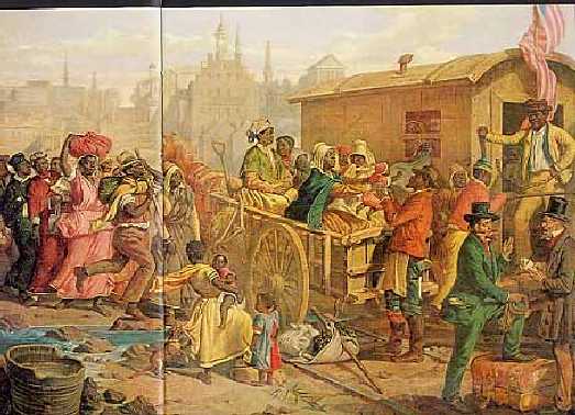 523x378 After The Sale Slaves Going South (1853) Eyre Crowe (1824 1910) - Crowe Painting