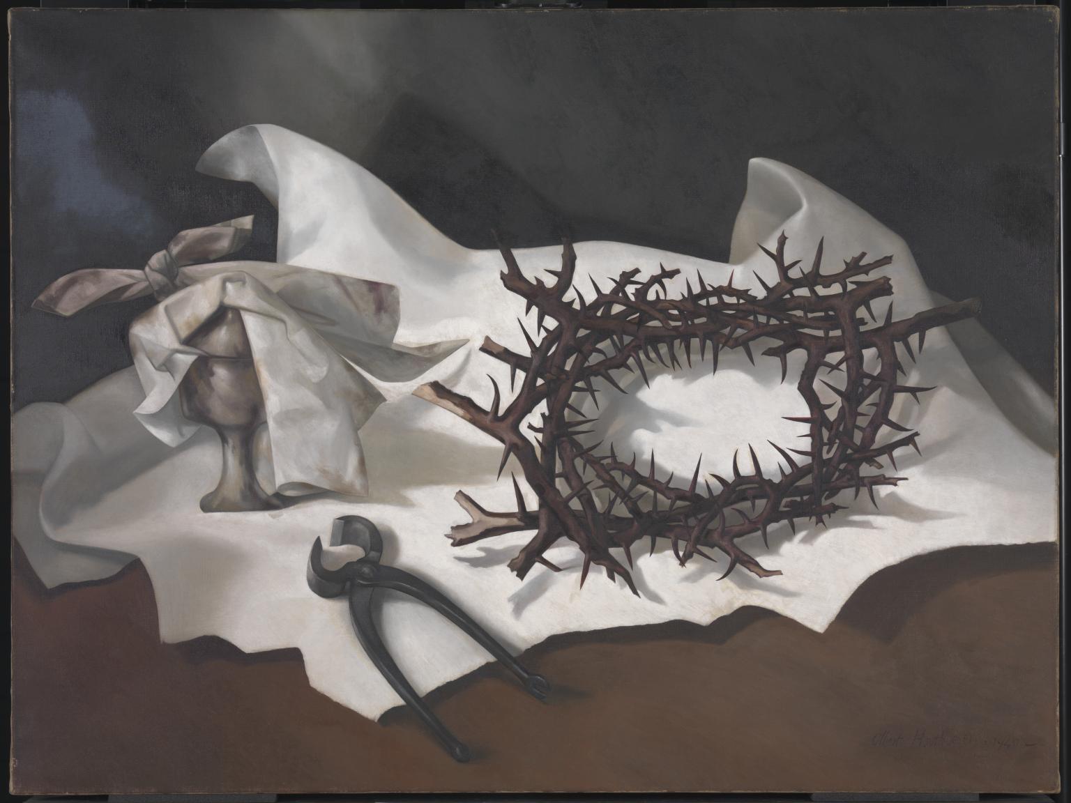 1536x1152 Crown Of Thorns', Albert Houthuesen, 1939 Tate - Crown Of Thorns Painting