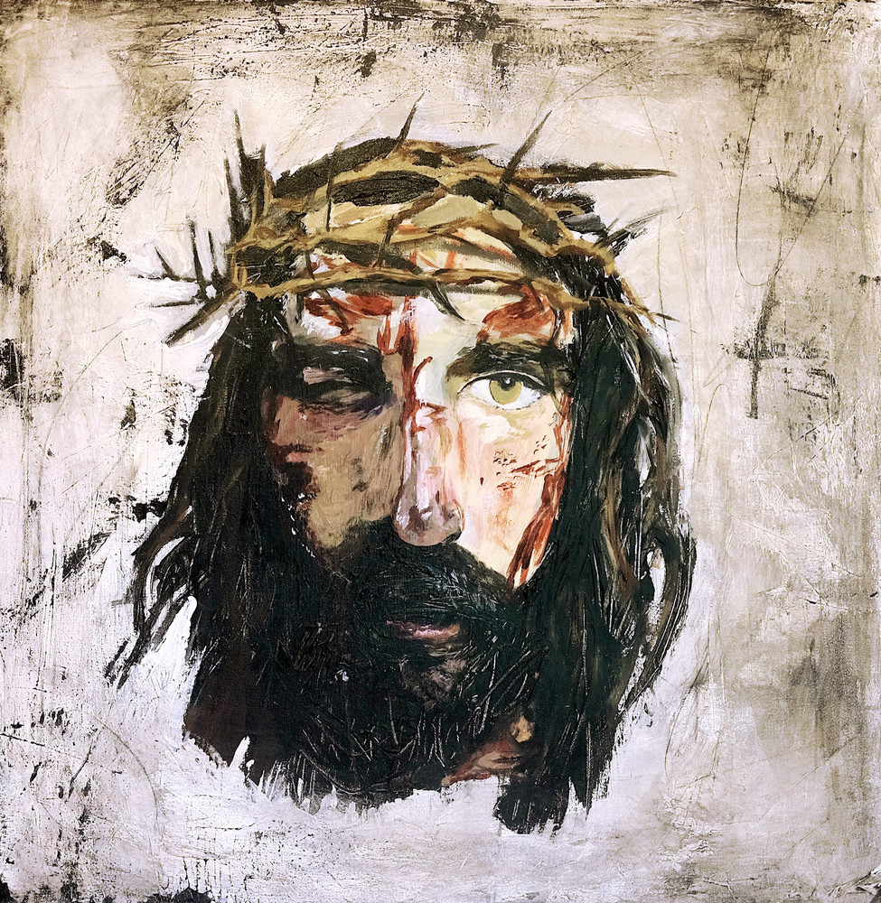 975x1000 Crown Of Thorns, Jesus Christ Painting, Passion Of Christ - Crown Painting