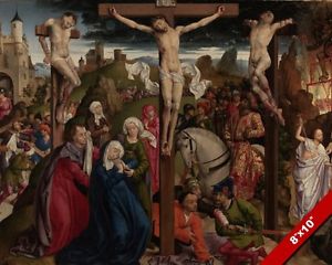 300x240 Crucifixion Of Jesus Christ Christian Classical Painting Art Real - Crucified Jesus Painting