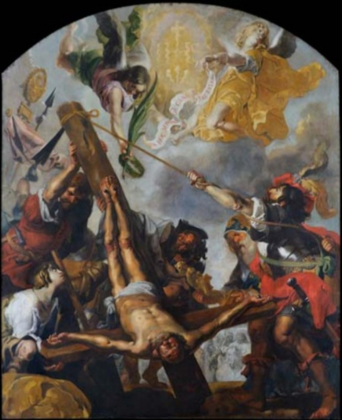 684x840 Fileanton Sallaert (Attr) - Crucifixion Of St Peter Painting