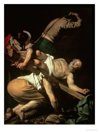 338x450 The Crucifixion Of St. Peter, 1600 01 Giclee Print By Caravaggio - Crucifixion Of St Peter Painting