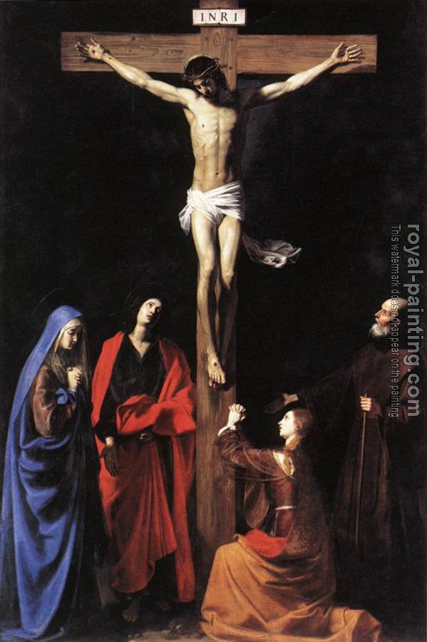 599x900 Crucifixion By Nicolas Tournier Oil Painting Reproduction - Crucifixion Painting