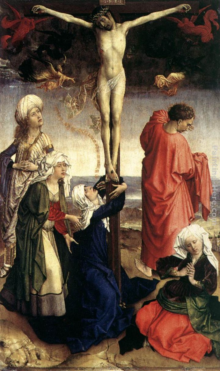 720x1216 Rogier Van Der Weyden Crucifixion Painting Anysize 50% Off - Crucifixion Painting