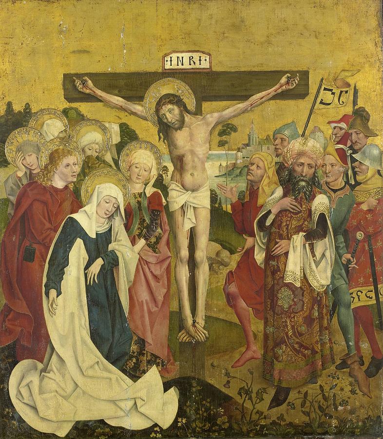 786x900 Crucifixion Christ On A Cross Painting By R Muirhead Art - Crucifixion Painting