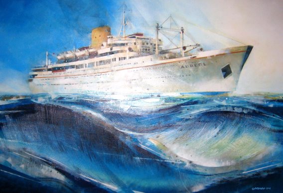 568x387 Don Stoltenberg On His Life In Art Maritime Matters Cruise - Cruise Ship Painting