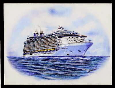400x306 Art Now And Then Painting Ships - Cruise Ship Painting