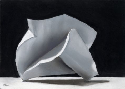 475x338 Crumpled Paper - Crumpled Paper Painting