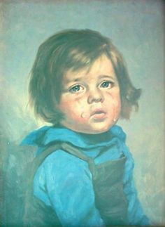 236x323 Pin By Jodi Sue Peck On The Crying Boy Artsy - Crying Baby Painting