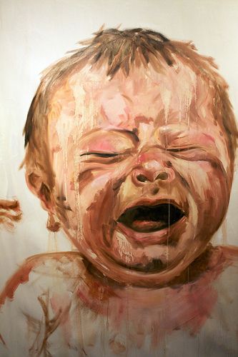 333x500 The L Ron Hubbard Baby Formula (Pt 3) And Five Cases Of Infantile - Crying Baby Painting