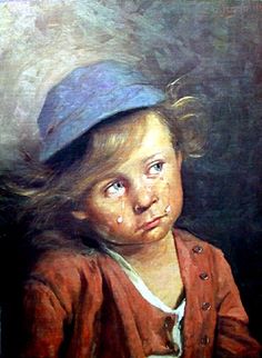 236x322 60 Best Bruno Amadio Crying Boy Images On Crying - Crying Baby Painting