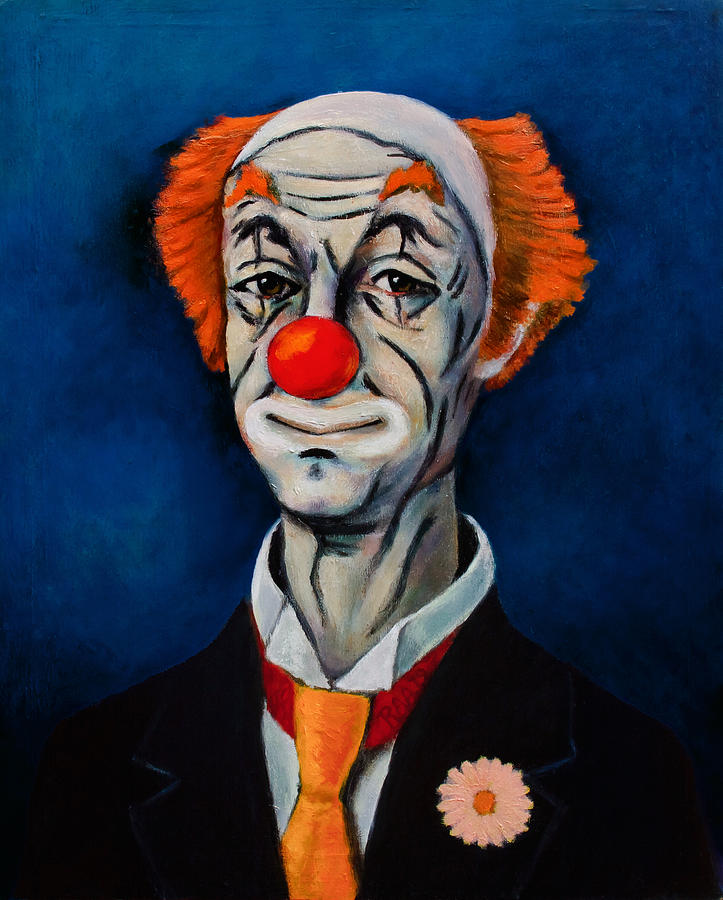 723x900 Crying Clown Paintings Fine Art America - Crying Clown Painting