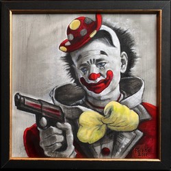 250x250 Crying Clown Paintings - Crying Clown Painting