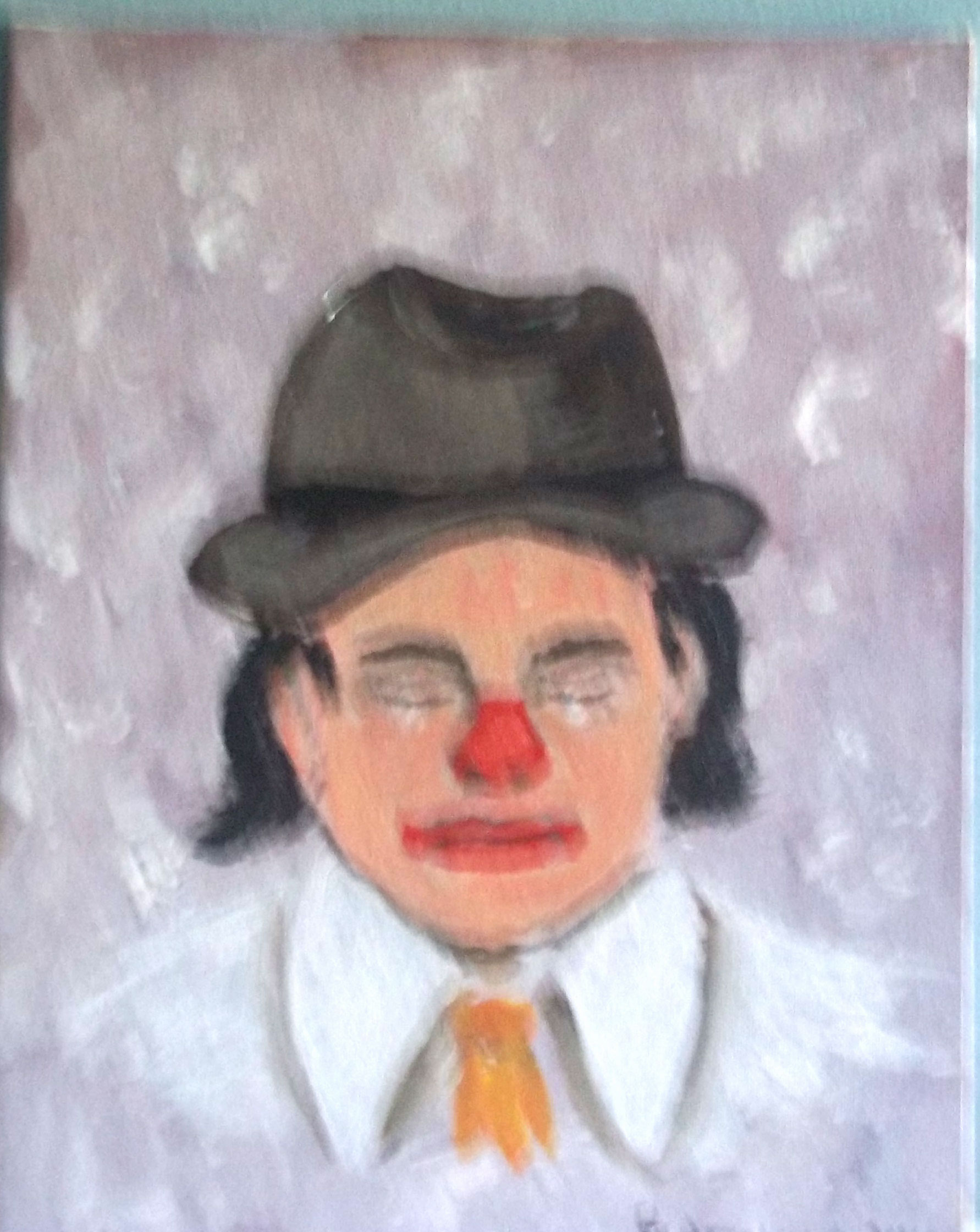 1782x2240 Crying Clown Bobarnold88 Foundmyself - Crying Clown Painting