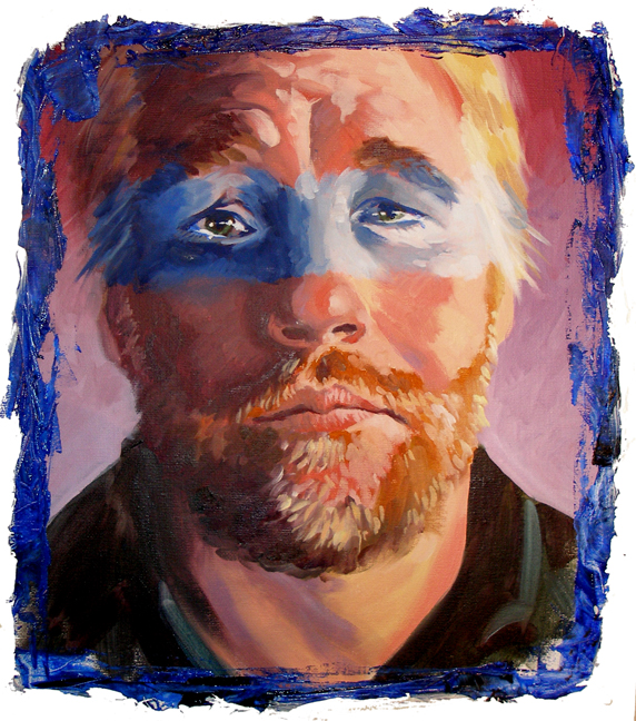 572x648 Hoffman, The Crying Clown By Kenmeyerjr - Crying Clown Painting