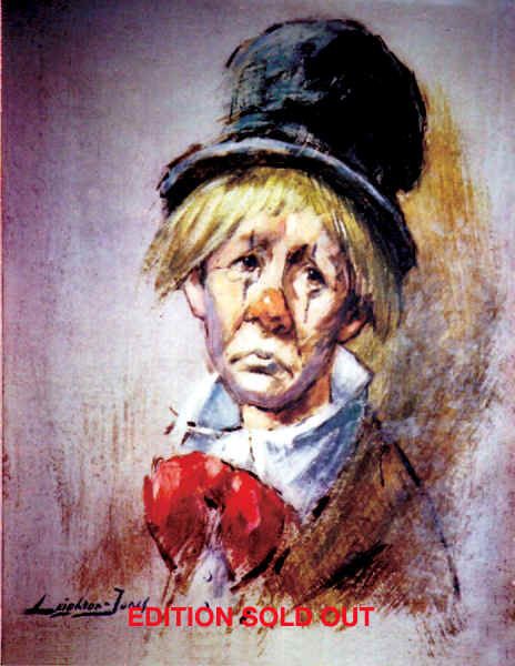 464x600 Clown Paintings And Prints Crying Clowns Clown - Crying Clown Painting