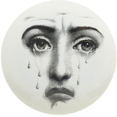 450x450 Theme Amp Variations Decorative Plate - Crying Face Painting
