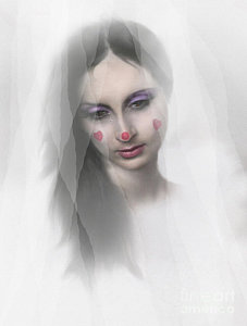 227x300 Crying Clown Paintings Fine Art America - Crying Face Painting